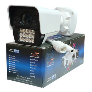 5mp Dark Fighter ip poe with audio 15 array bullet camera with box & printing (H5A PCB, F1.0 DarkFighter lens)