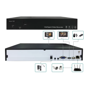 16 Channel  4k 8mp metal big size body nvr two way audio (seeeasy/vmycam)