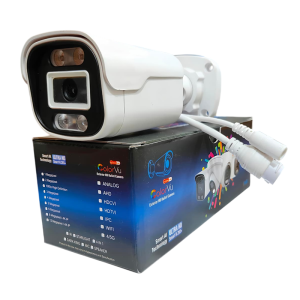 8mp ip poe with audio 4 array starlight light bullet camera with box & printing (T40N PCB, Lens-6mm)